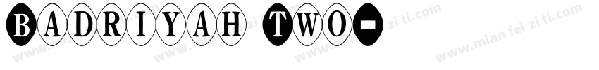 Badriyah Two字体转换